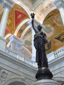 Bronze Statue in the Great Hall