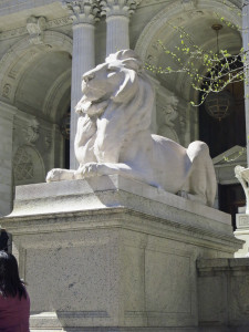Fortitude, One of Two Lions Guarding the Entrance